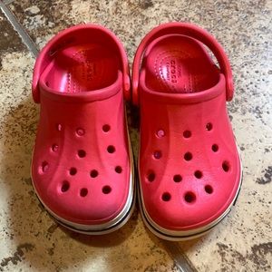 Pink Crocs